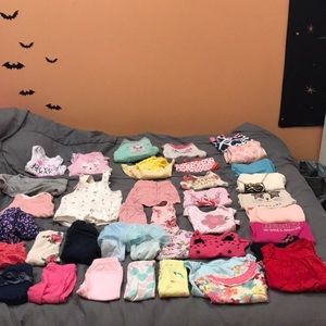 sizes 6-9 month baby girl clothing bundle!